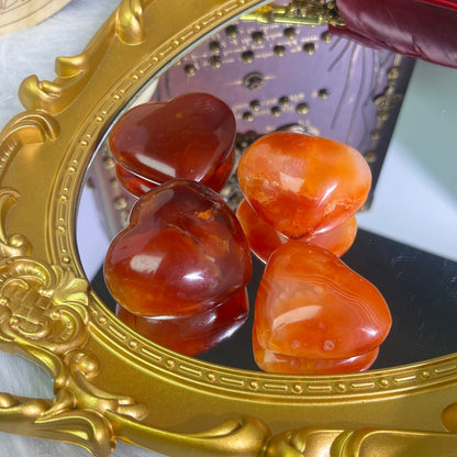 Red Agate Oval Egg