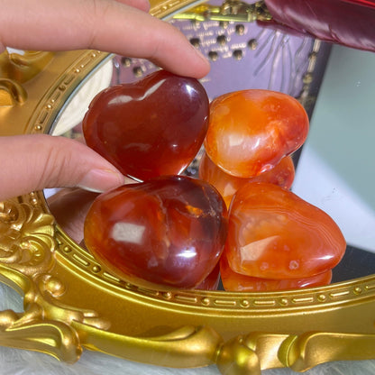 Red Agate Oval Egg