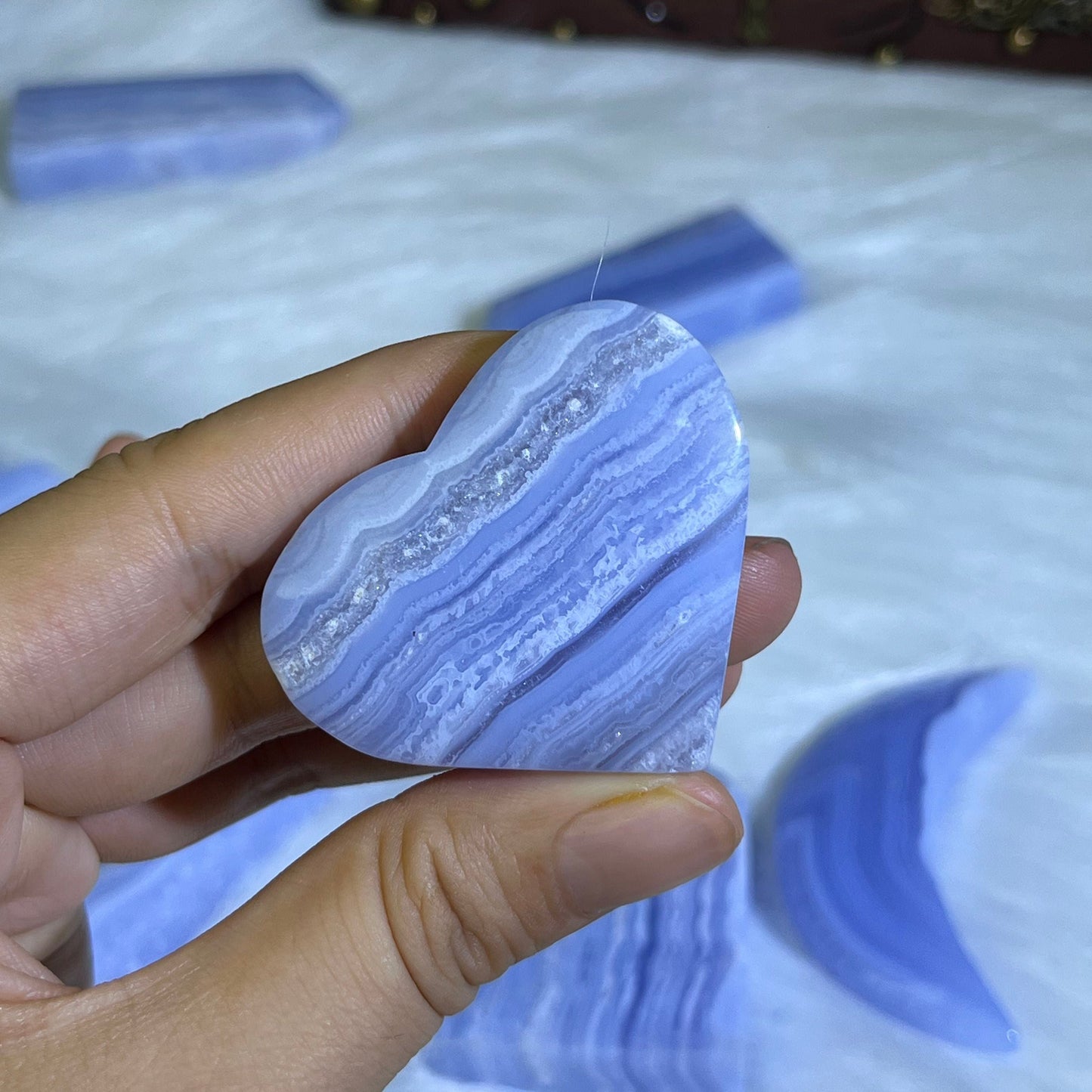 Blue Agate Random Shape