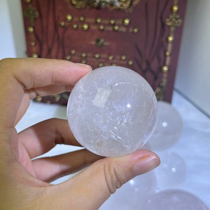 White Crystal Ball  Random size, shipped by weight