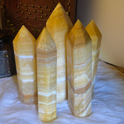 Yellow Calcite Column